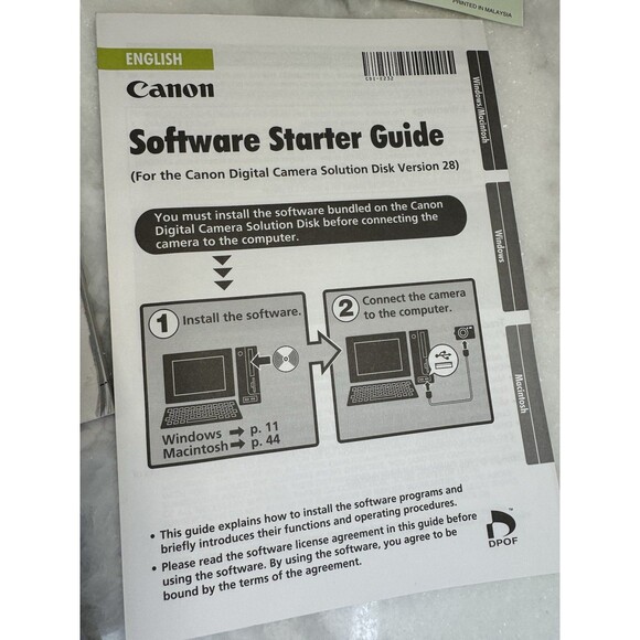 Canon PowerShot A530 5.0MP Digital Camera Silver Possible Low Battery Issue AsIs - Picture 7 of 15